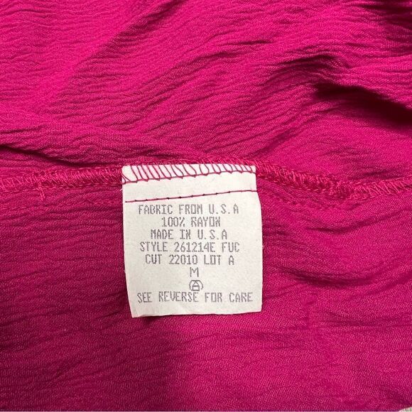 Carol Little Sport hot pink tank with sequins sz M petites Tandoori Star - Picture 9 of 10